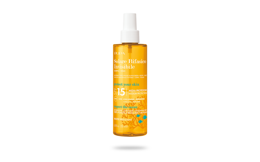 Solare Bifasico Invisibile SPF 15 (200 ml) - PUPA Milano image number 0