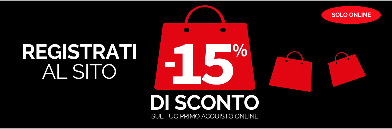 15% di sconto per il tuo primo ordine promo_first_purchase