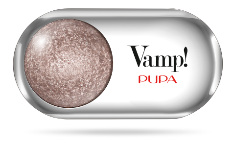 Pupa Ombretto Vamp! Wet&Dry 404 Cold Taupe - Ombretto Colore Puro, Alta Pigmentazione, Multi-Effetto (Disponibile In 54 Varianti Colore E 7 Diversi Finish)