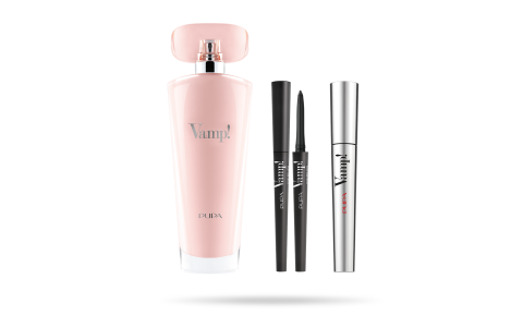 Vamp! Eau de Parfum Pink 100 ml + Vamp! Mascara + Vamp! Eye Pencil - PUPA Milano