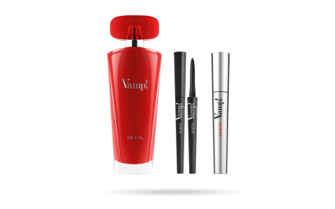 Vamp! Eau de Parfum Red 100 ml + Vamp! Mascara + Vamp! Eye Pencil - PUPA Milano