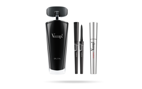 Vamp! Eau de Parfum Black 100 ml + Vamp! Mascara + Vamp! Eye Pencil - PUPA Milano